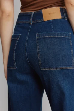 Outlet Springfield Jeans marin bleu