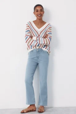 Sale Cortefiel Jeans Sensational Campana Crop