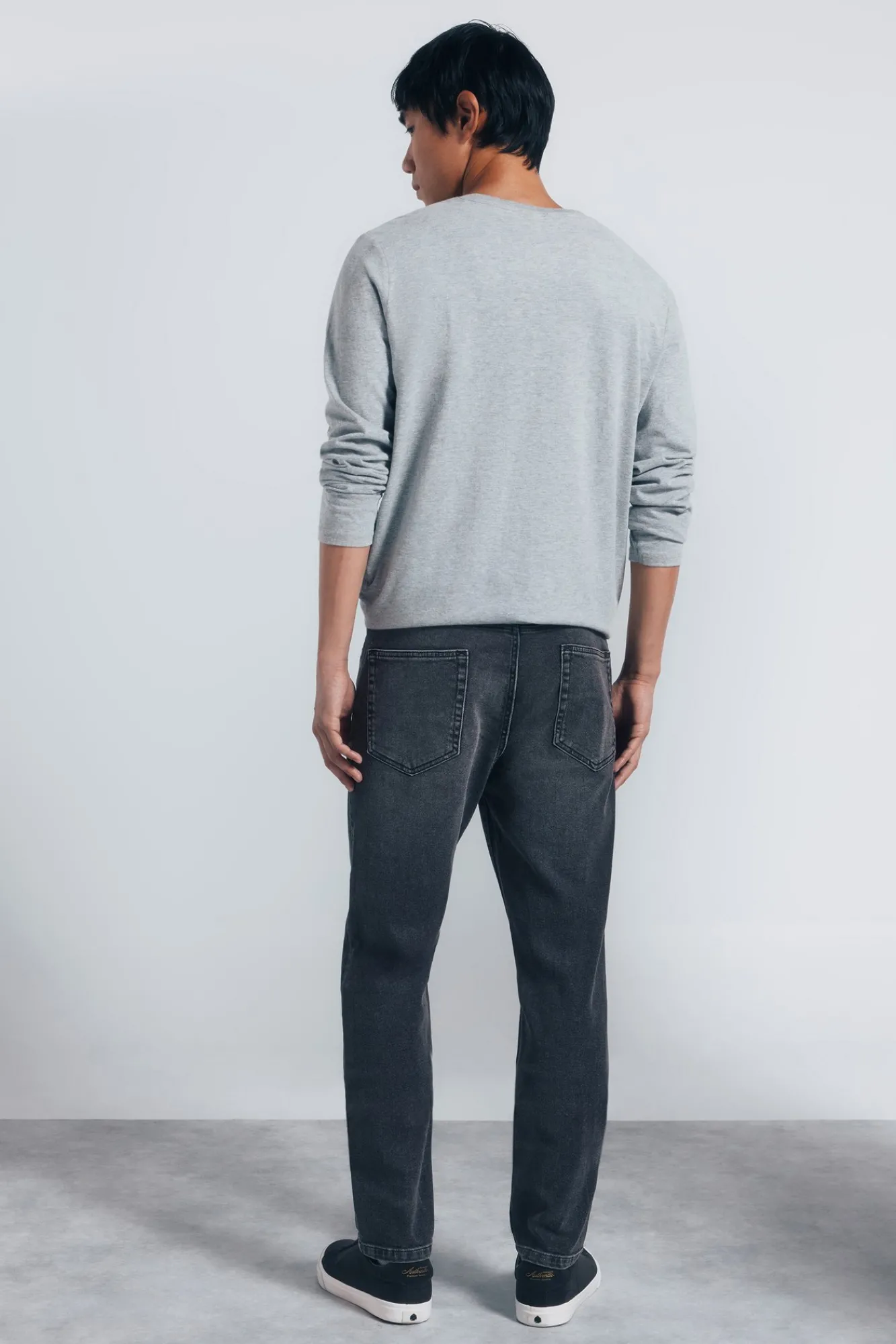 Clearance Springfield Jeans skinny délavé foncé gris