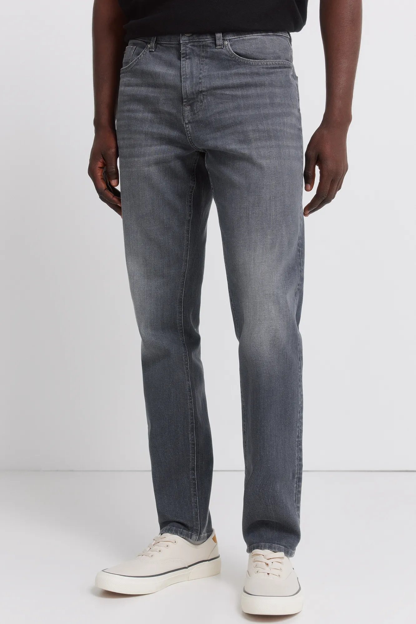Best Springfield Jeans skinny foncé gris