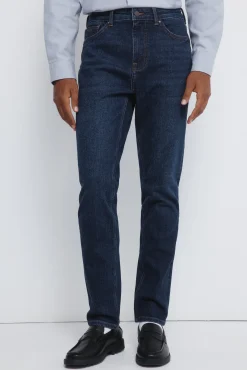 Sale Springfield Jeans slim d&eacute;lav&eacute; fonc&eacute; bleu