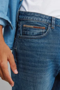 Best Springfield Jeans surtint coupe droite bleu