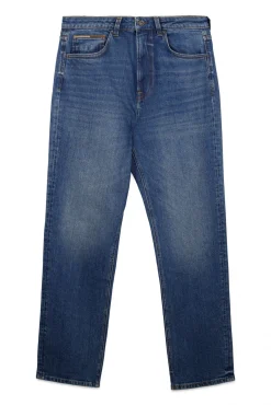 Best Springfield Jeans surtint coupe droite bleu