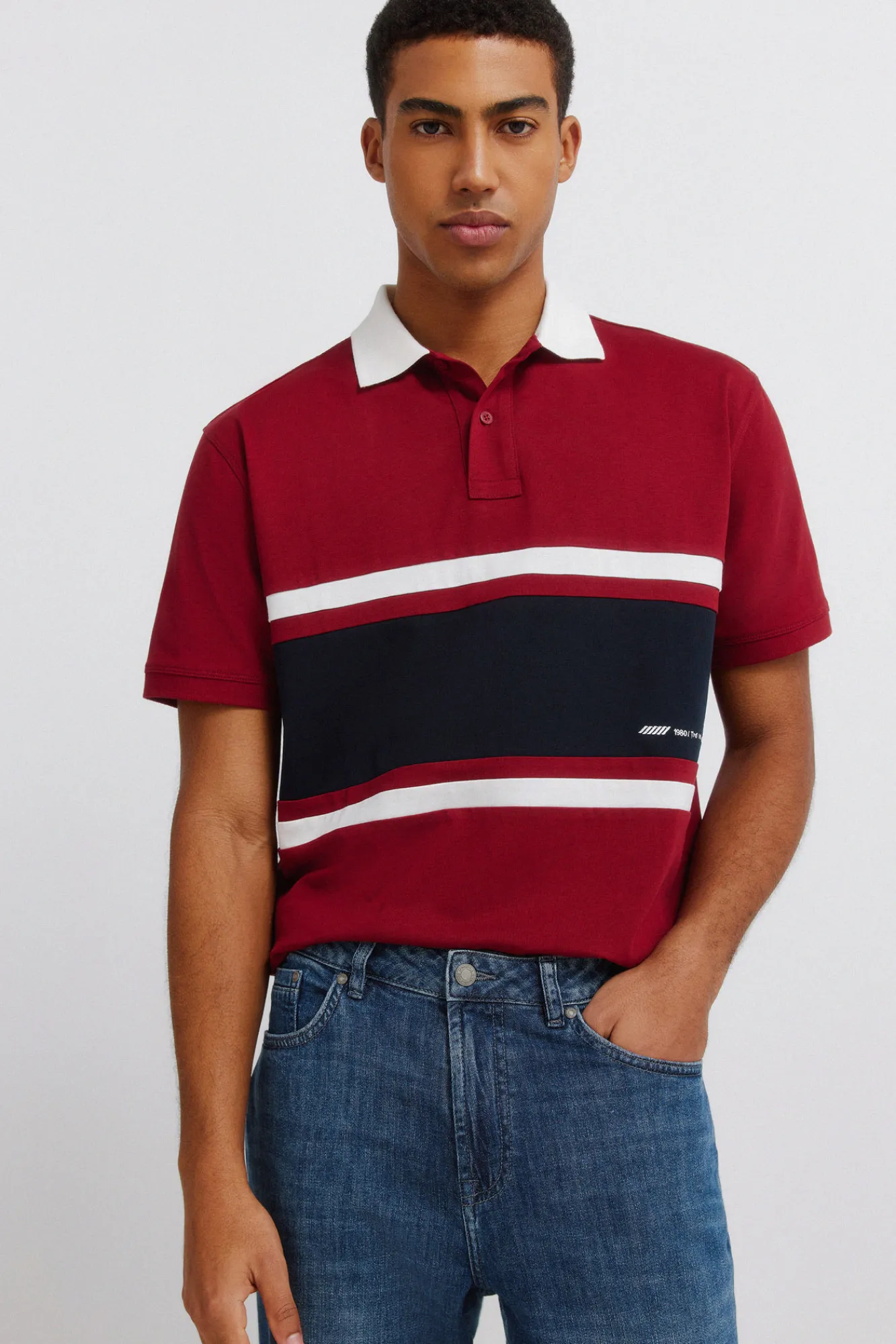 Discount Springfield Jeans ultra-léger délavé foncé slim fit bleu