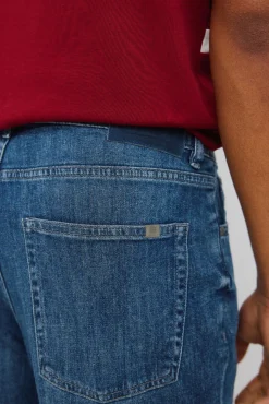 Discount Springfield Jeans ultra-léger délavé foncé slim fit bleu