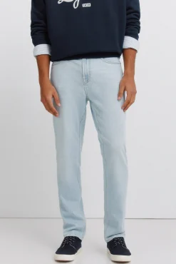Outlet Springfield Jeans ultra-l&eacute;gers d&eacute;lav&eacute;s clairs slim fit bleu