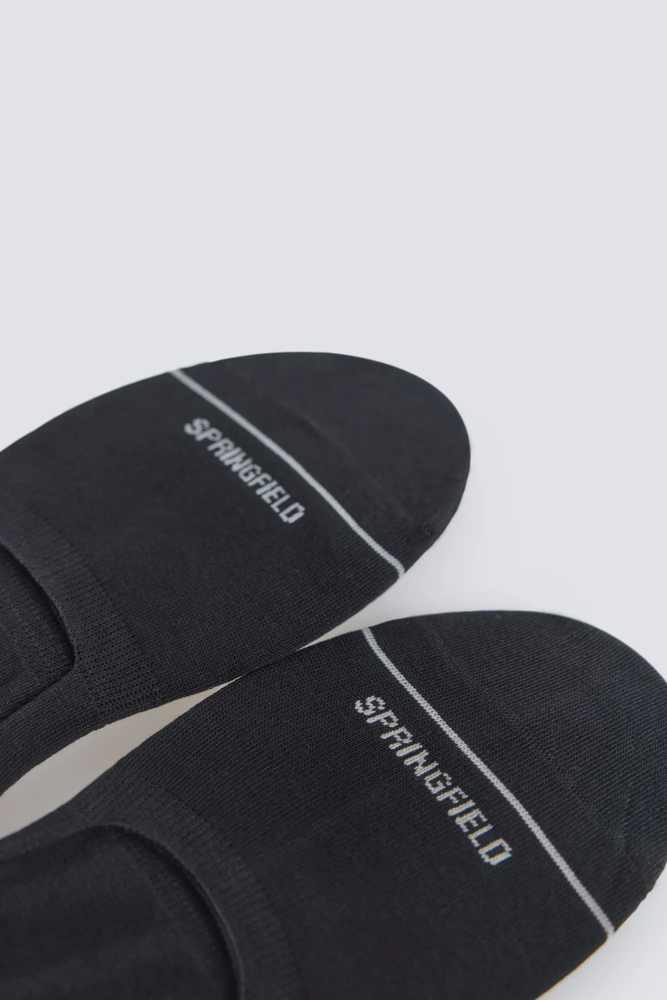 New Springfield Lot 2 chaussettes invisibles basiques.