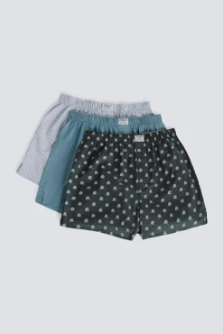 Online Springfield Lot de 3 cale&ccedil;ons &agrave; pois bleu