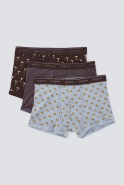 Clearance Springfield Pack 3 boxers martini & gilda bleu