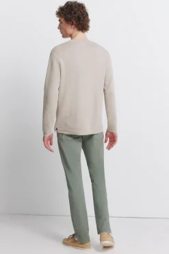Online Springfield Pantalon 5 poches délavé coupe slim