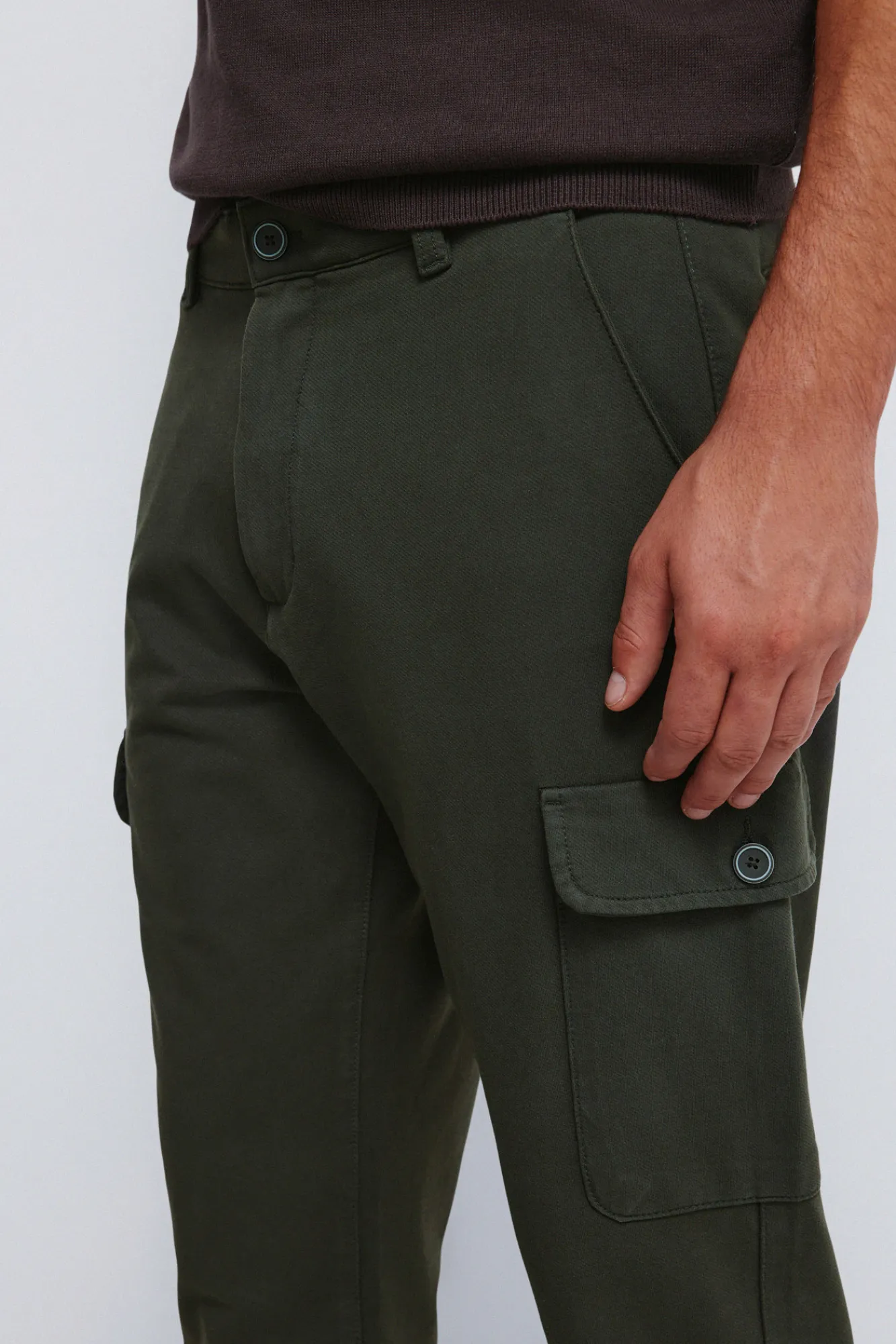Hot Springfield Pantalon cargo coupe confortable imprimé