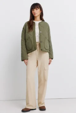 Outlet Springfield Pantalon cargo en coton camel