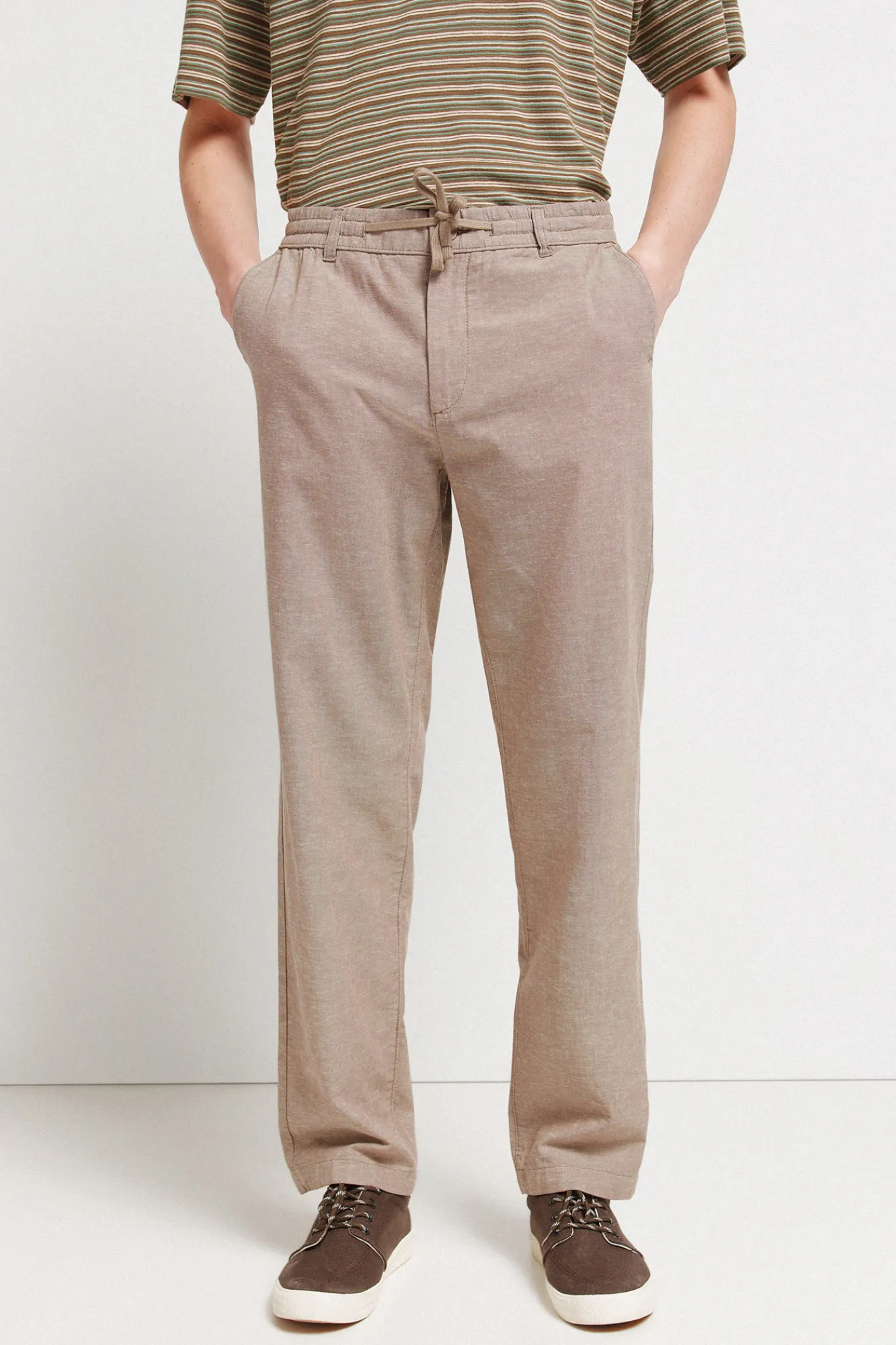 Hot Springfield Pantalon chino comfort fit en lin
