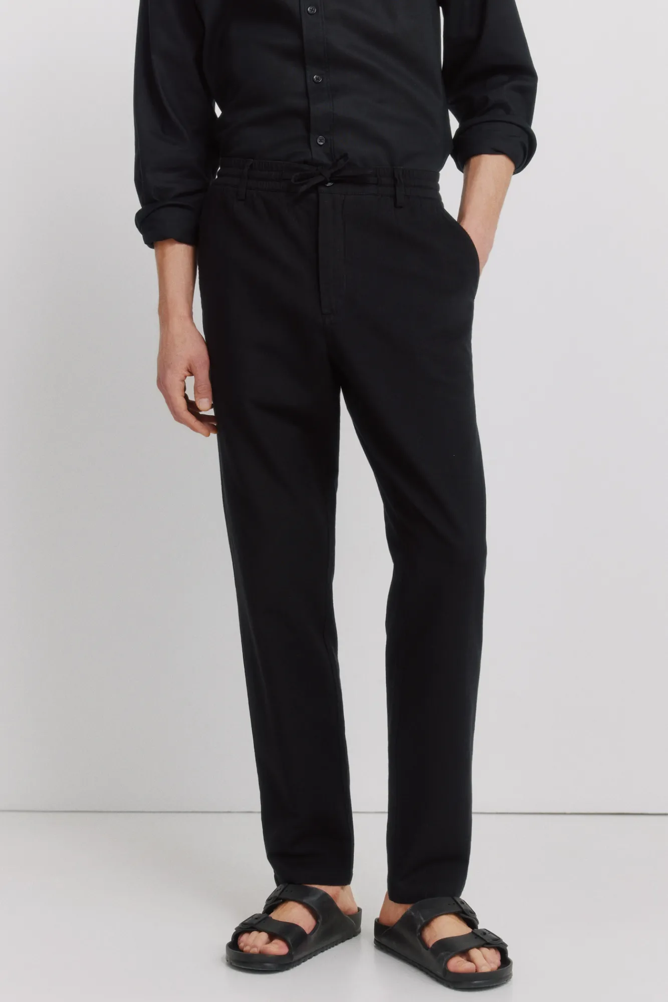 Best Springfield Pantalon chino comfort fit en lin