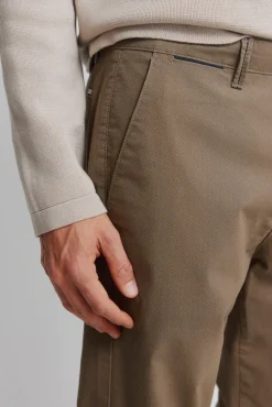 Hot Springfield Pantalon chino micro-imprimé coupe slim