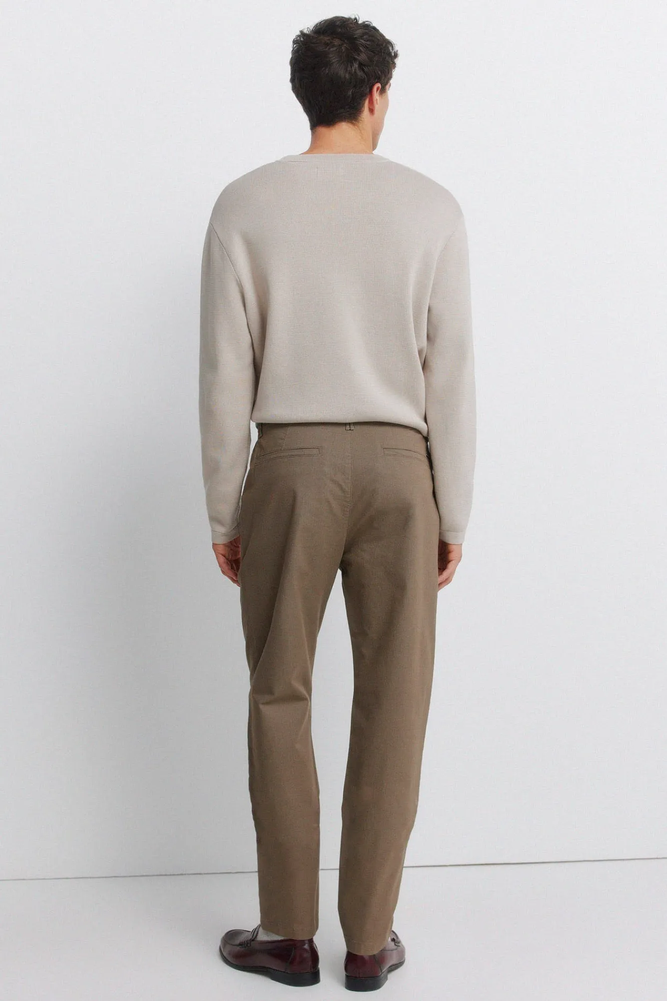 Hot Springfield Pantalon chino micro-imprimé coupe slim
