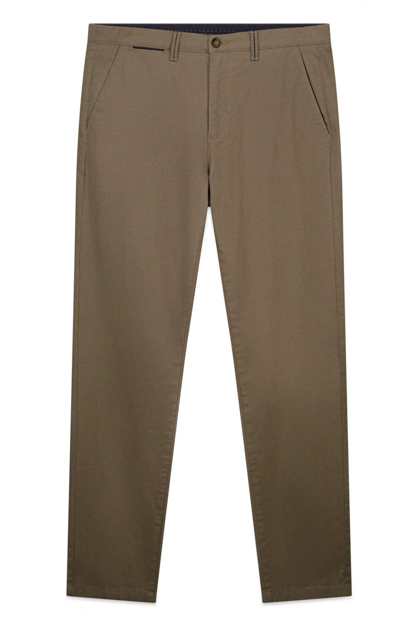 Hot Springfield Pantalon chino micro-imprimé coupe slim