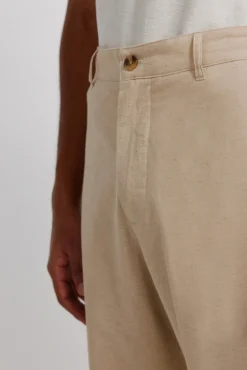 Springfield Pantalon coupe droite en lin