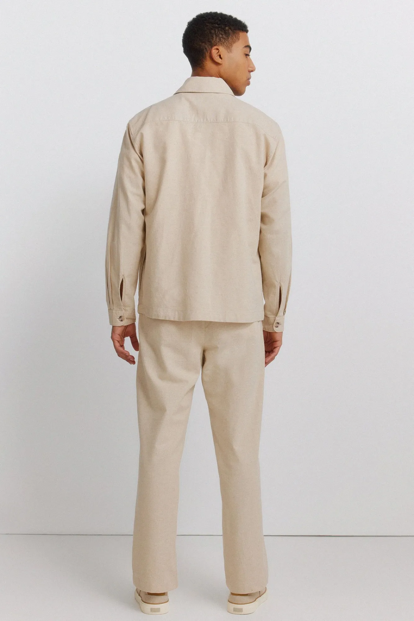 Springfield Pantalon coupe droite en lin