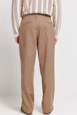 Online Springfield Pantalon dobby coupe droite nude