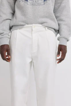 Best Springfield Pantalon droit &agrave; coupe d&eacute;contract&eacute;e beige