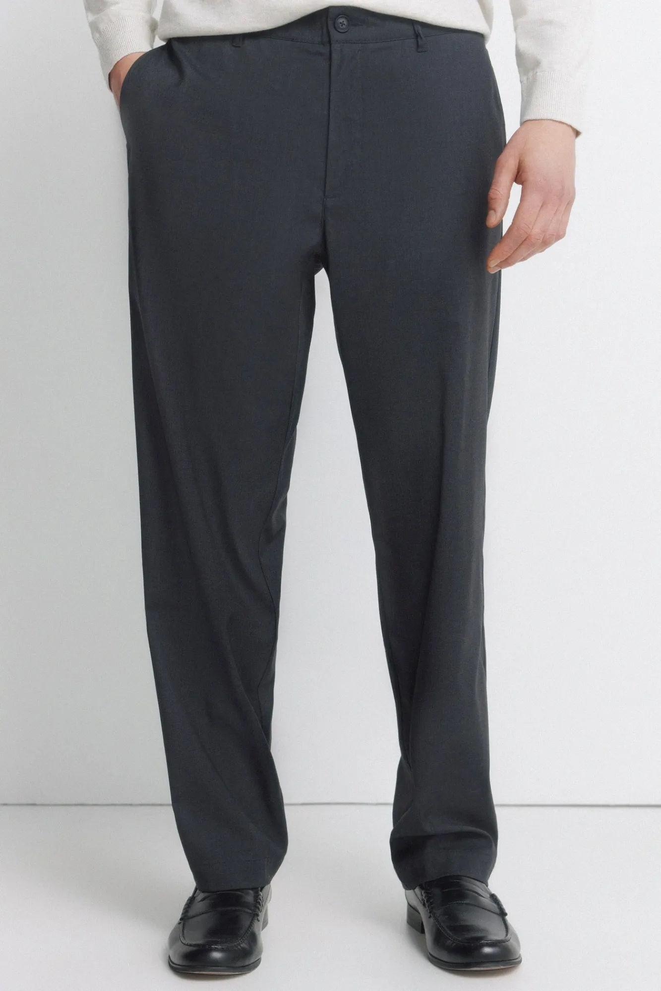 Clearance Springfield Pantalon droit ample gris