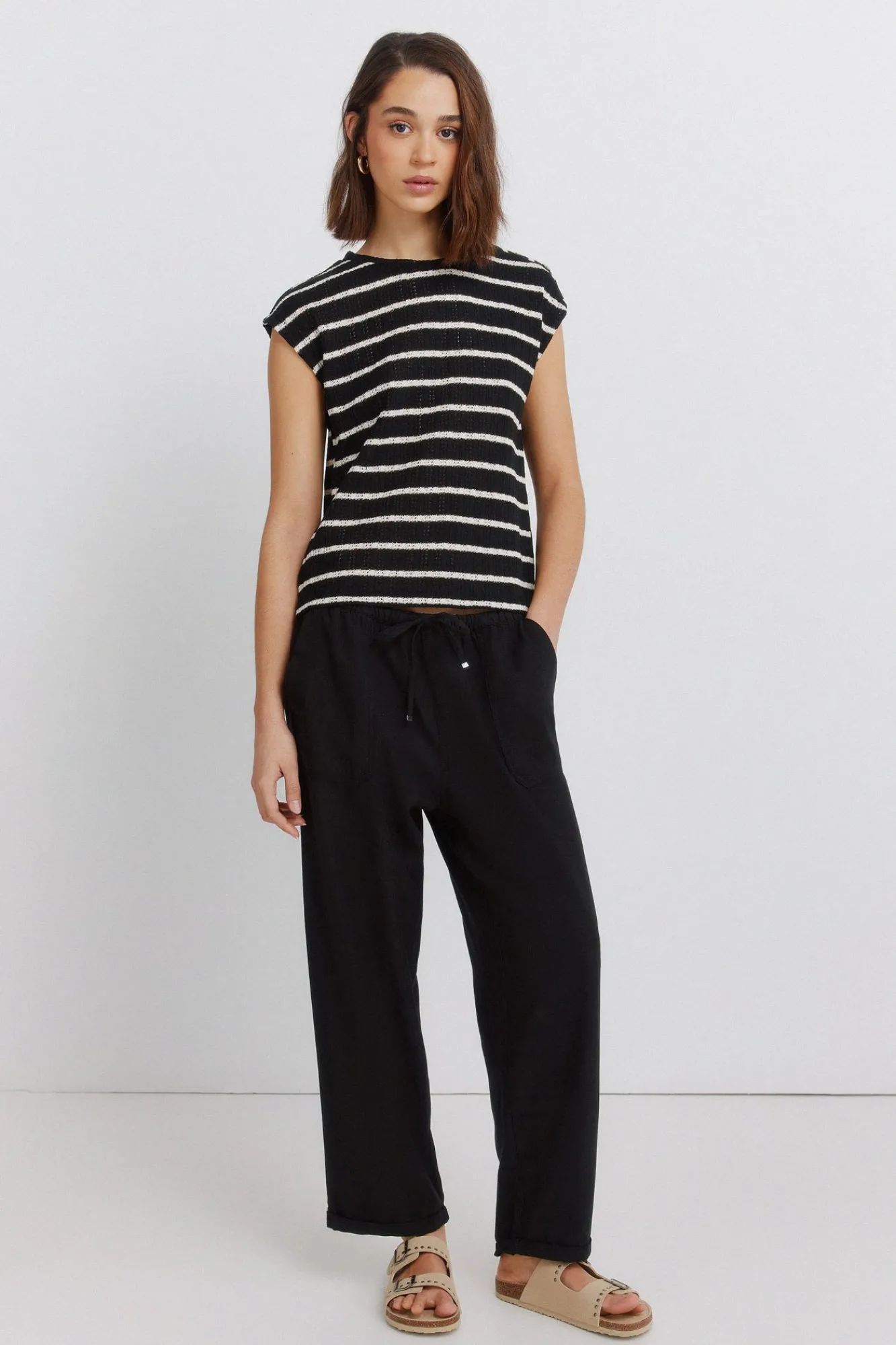 Hot Springfield Pantalon jogger noir