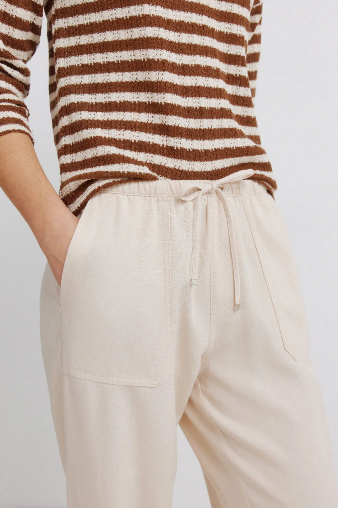 New Springfield Pantalon jogger nude
