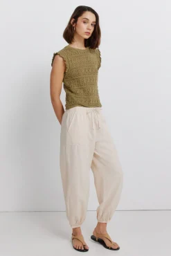 Best Springfield Pantalon jogger nude