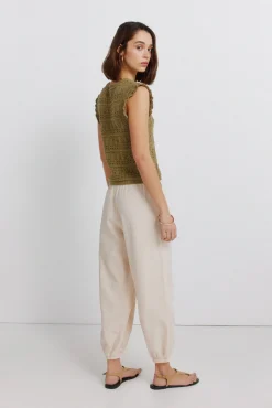 Best Springfield Pantalon jogger nude