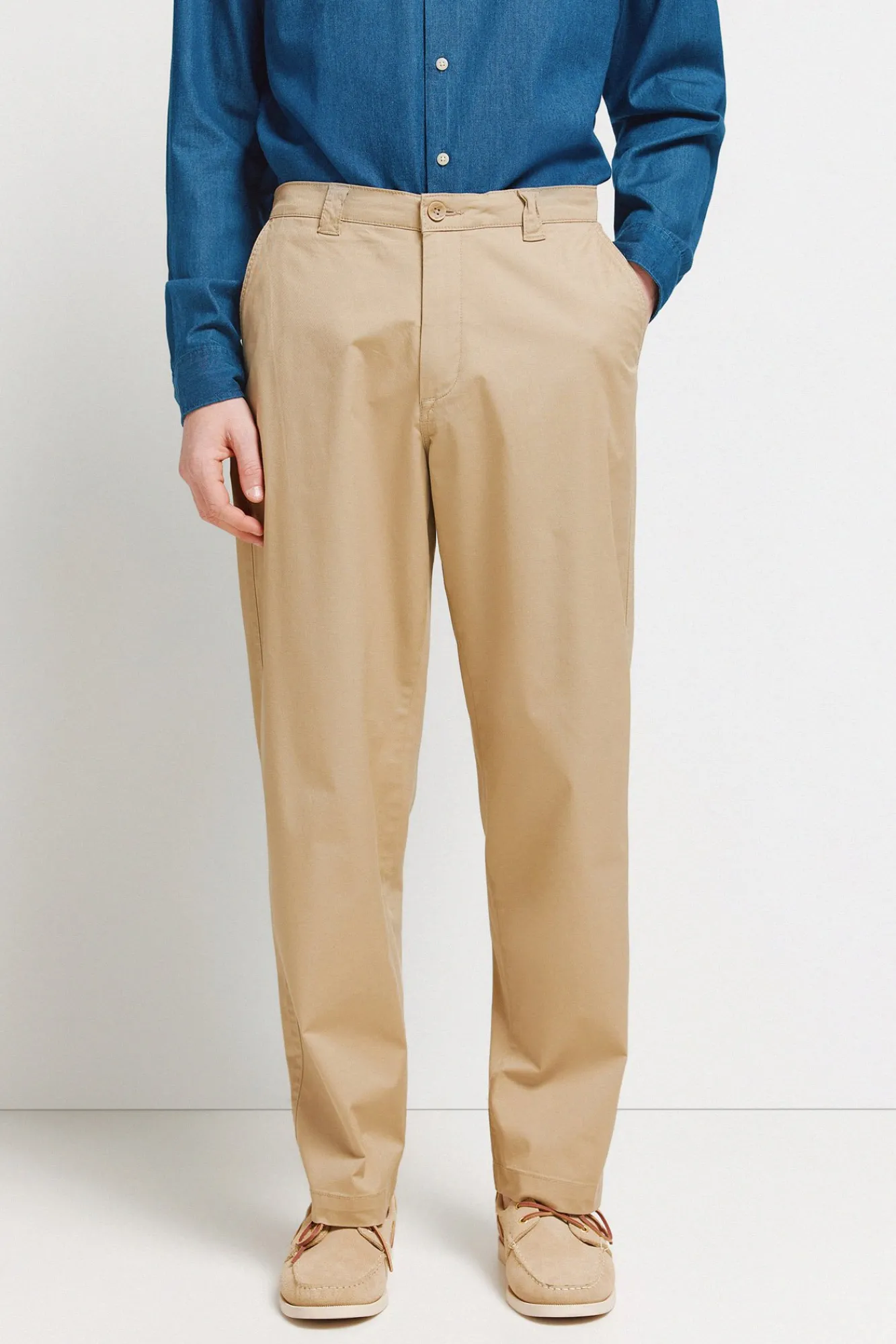 Outlet Springfield Pantalon léger coupe droite gris