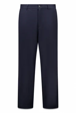 Clearance Springfield Pantalon rayures coupe droite bleu