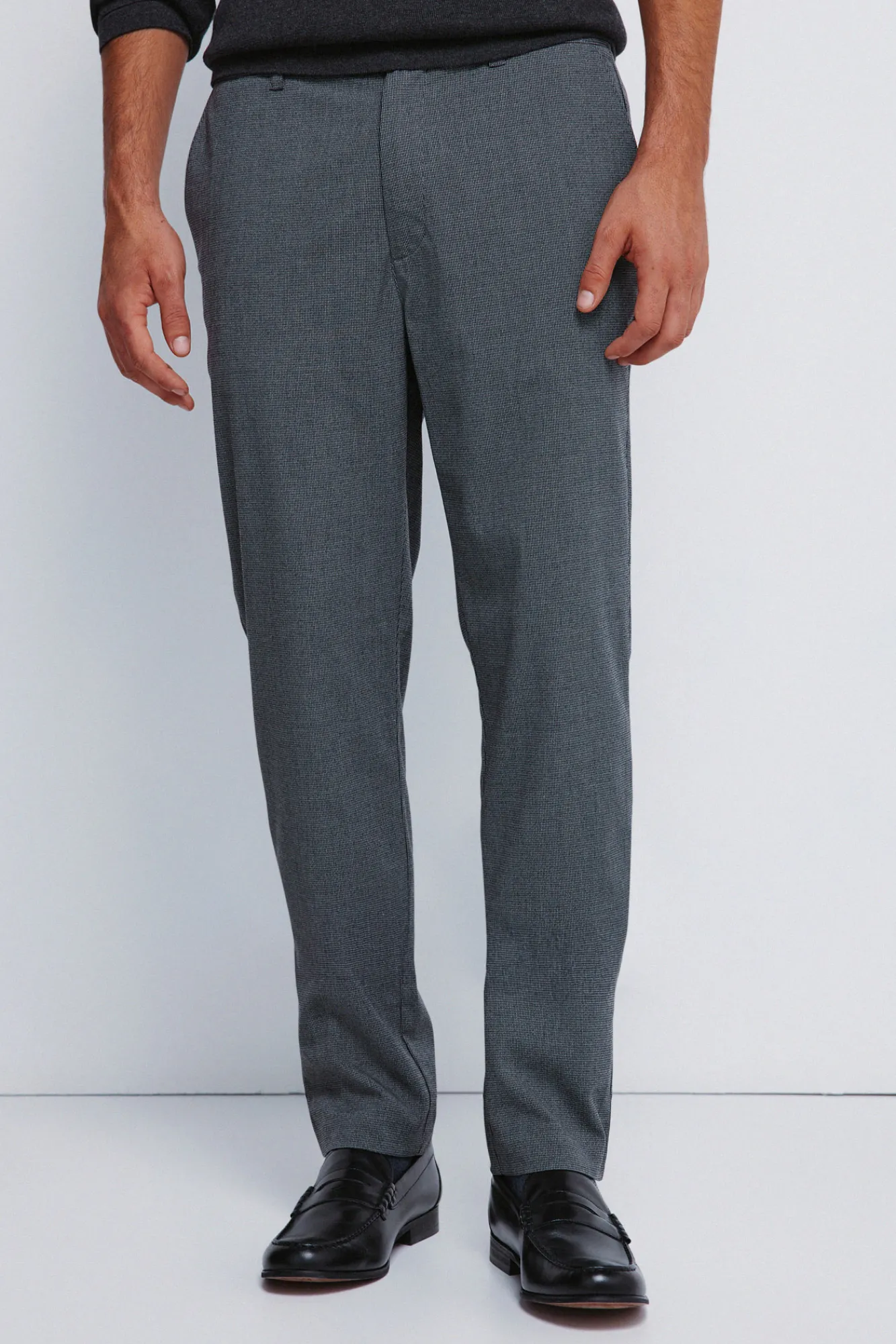 Hot Springfield Pantalon slim fit structuré gris