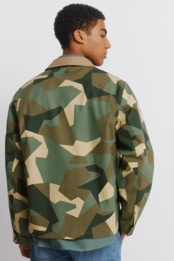 Best Springfield Parka camouflage col contrastant beige