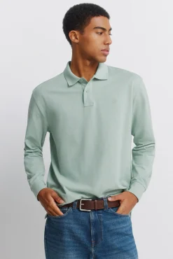Online Springfield Polo basique manches longues regular fit