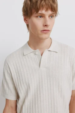 Online Springfield Polo basique structuré gris