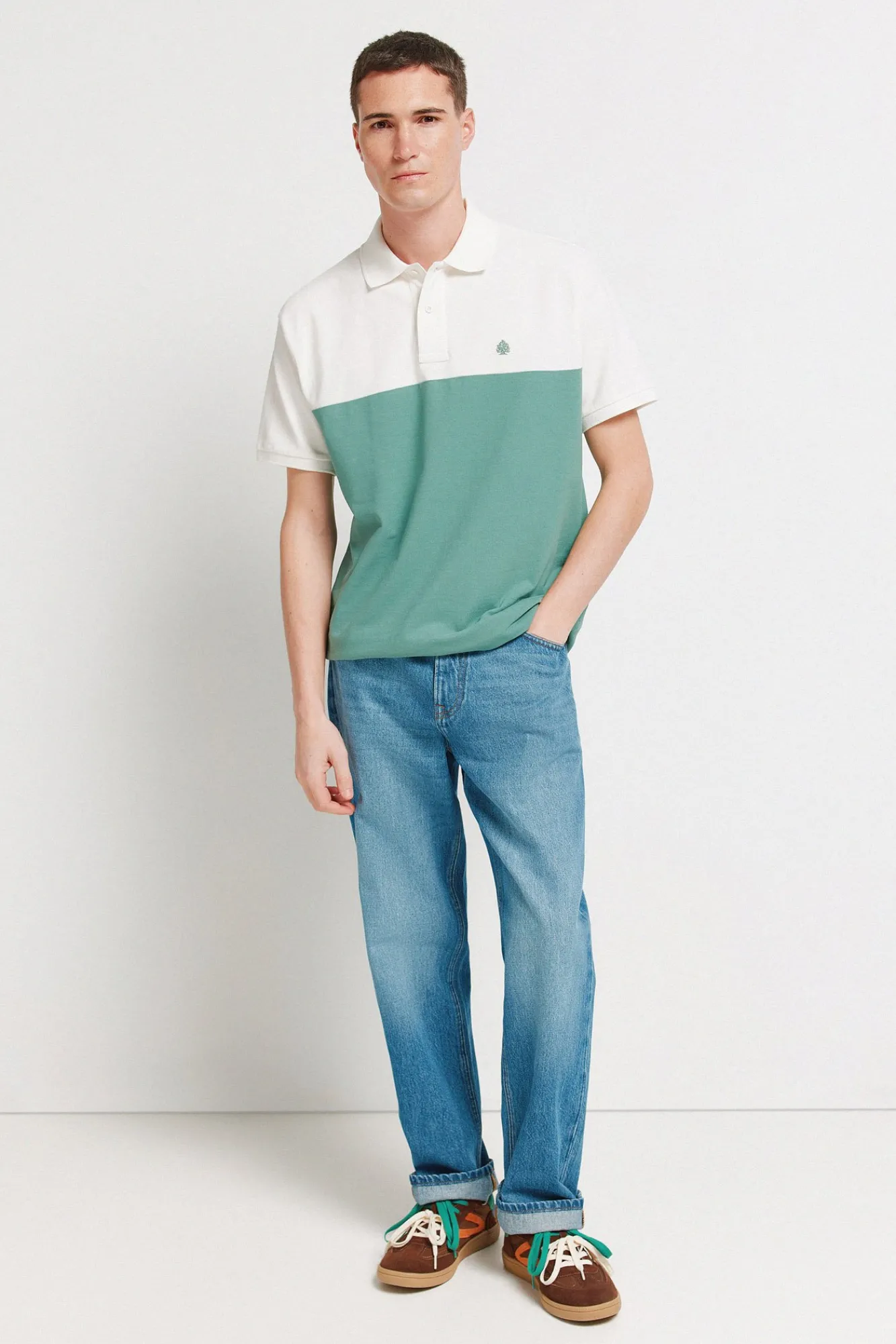 New Springfield Polo coupe regular fit en piqué