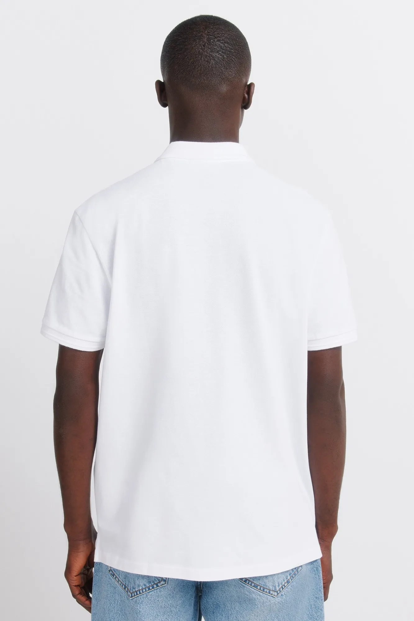 Best Springfield Polo en piqué à rayures imprimées regular fit bleu