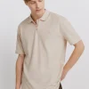 Online Springfield Polo en piqu&eacute; &agrave; fermeture &eacute;clair regular fit