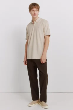 Online Springfield Polo en piqué à fermeture éclair regular fit