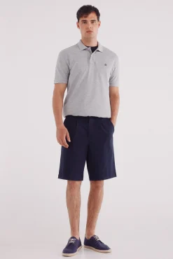 Sale Springfield Polo piqu&eacute; basique regular fit gris