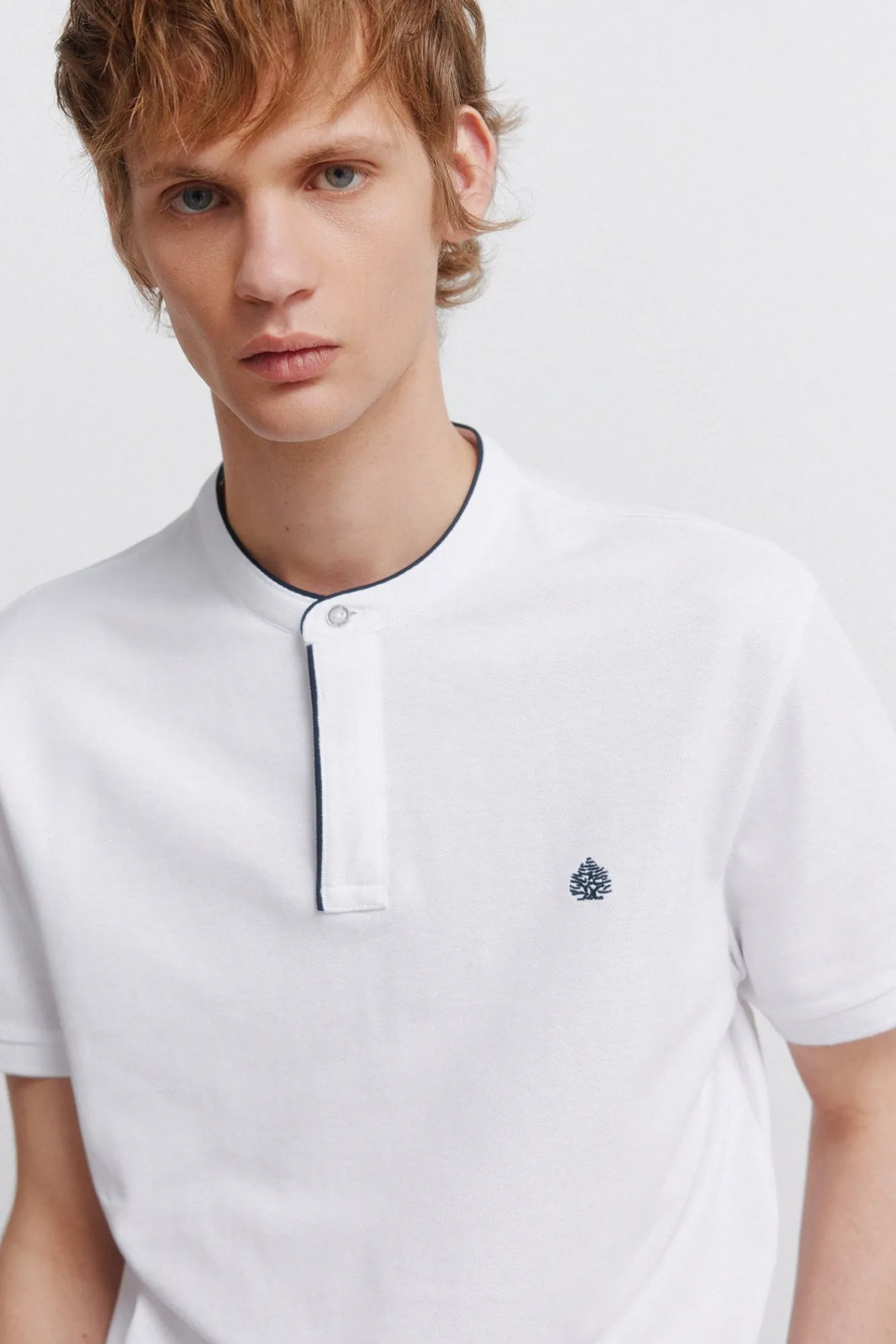Springfield Polo piqué col mao slim fit