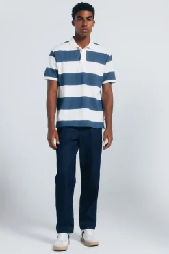 Clearance Springfield Polo piqu&eacute; coupe classique &agrave; larges rayures