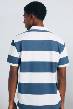 Clearance Springfield Polo piqu&eacute; coupe classique &agrave; larges rayures