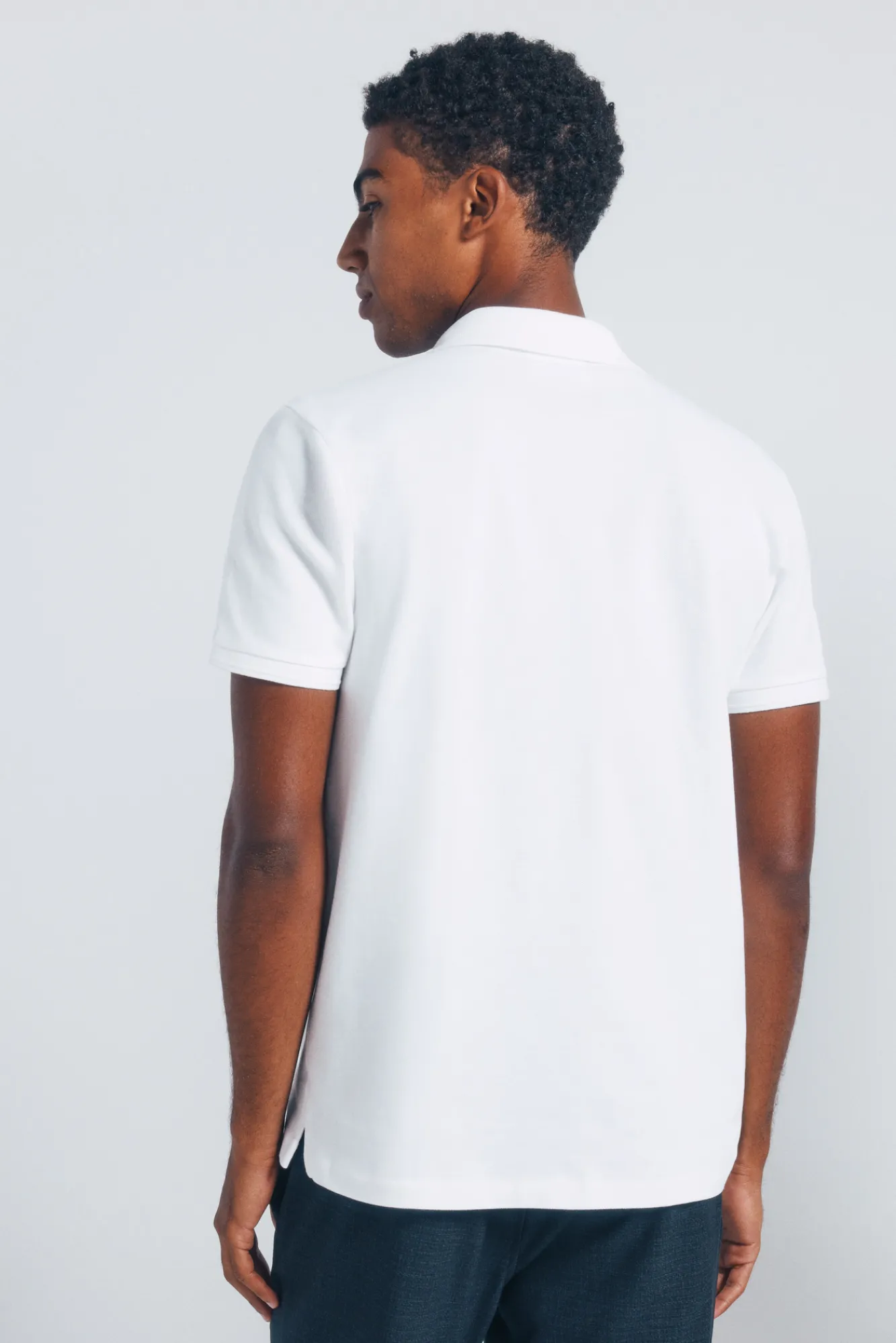 Online Springfield Polo piqué coupe slim blanc