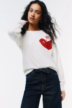 Hot Springfield Pull à cœur A marron