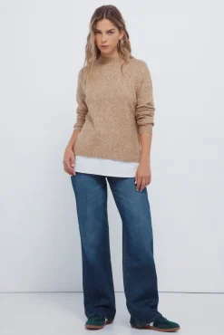 New Springfield Pull à col Perkins combiné nude