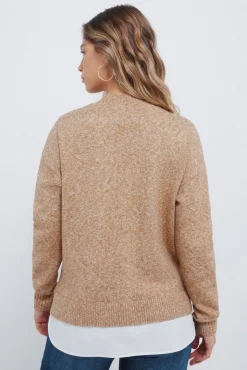 New Springfield Pull à col Perkins combiné nude