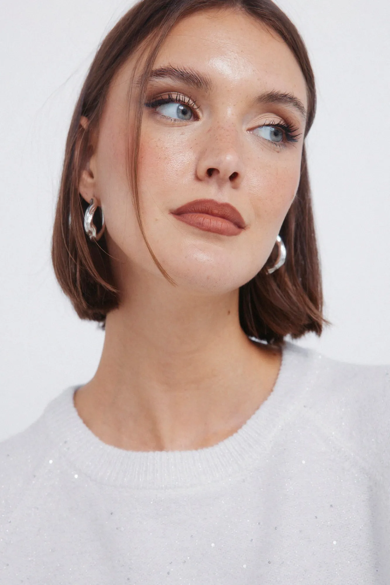 Clearance Springfield Pull à paillettes nude