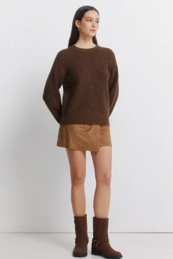 Online Springfield Pull à paillettes nude